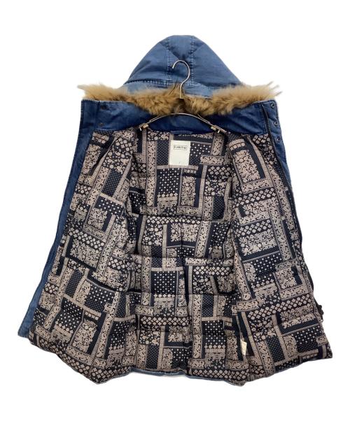 RATTLE TRAP（ラトルトラップ）RATTLE TRAP (ラトルトラップ) ストレッチデニム M-65 ダウンジャケット インディゴ サイズ:Sの古着・服飾アイテム