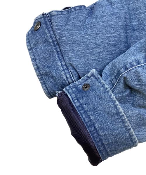 RATTLE TRAP（ラトルトラップ）RATTLE TRAP (ラトルトラップ) ストレッチデニム M-65 ダウンジャケット インディゴ サイズ:Sの古着・服飾アイテム