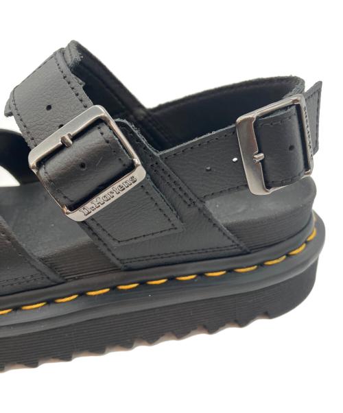 Dr.Martens（ドクターマーチン）Dr.Martens (ドクターマーチン) LEATHER VOSS 2 SANDAL ブラック サイズ:US7 未使用品の古着・服飾アイテム