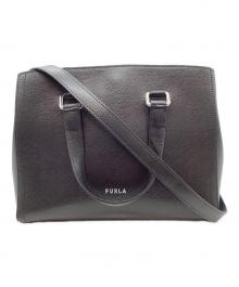 FURLA（フルラ）の古着「NEXT S SATCHEL」｜ブラック
