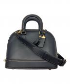 COACHコーチ）の古着「レヴェル サッチェル」｜ブラック