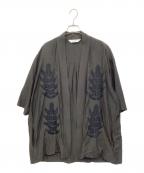 SASQUATCHfabrix.サスクワッチファブリックス）の古着「HIIRAGI H/S HAORI」｜ブラック