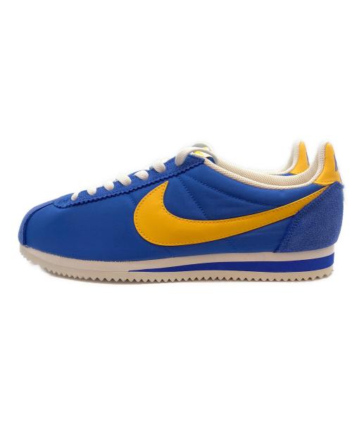 NIKE（ナイキ）NIKE (ナイキ) NIKE CLASSIC CORTEZ NYLON イエロー×ブルー サイズ:27.5cmの古着・服飾アイテム