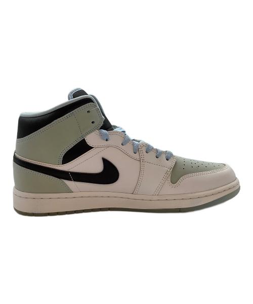 NIKE（ナイキ）NIKE (ナイキ)  AIR JORDAN 1 MID SE ブルー×ホワイト サイズ:US10.5の古着・服飾アイテム