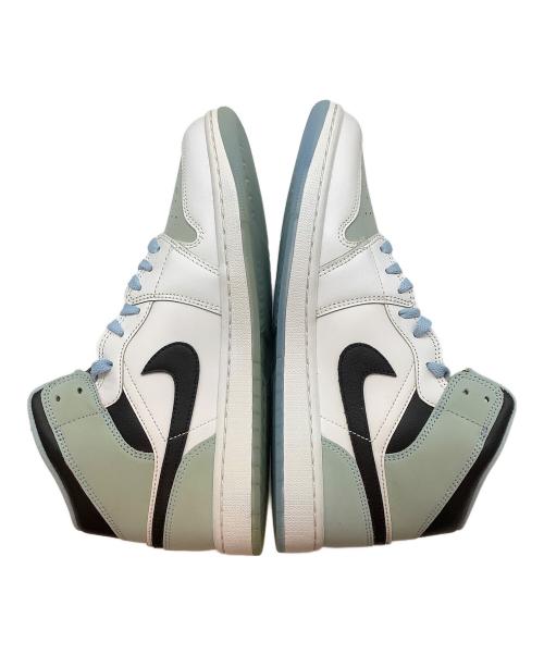 NIKE（ナイキ）NIKE (ナイキ)  AIR JORDAN 1 MID SE ブルー×ホワイト サイズ:US10.5の古着・服飾アイテム