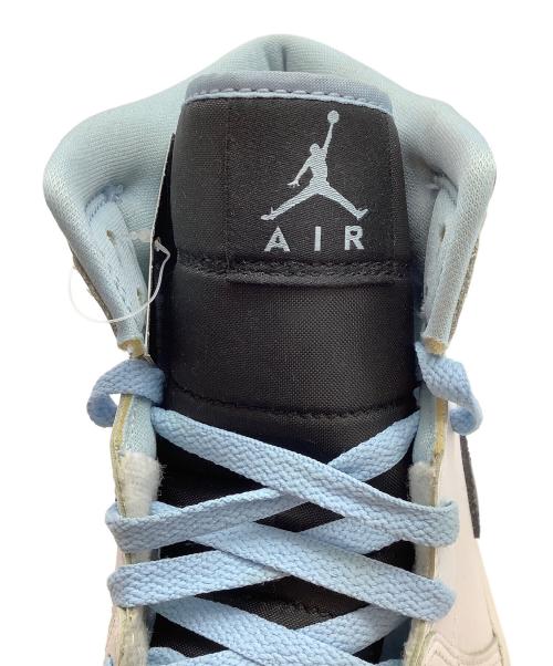 NIKE（ナイキ）NIKE (ナイキ)  AIR JORDAN 1 MID SE ブルー×ホワイト サイズ:US10.5の古着・服飾アイテム
