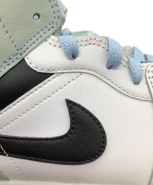 NIKE（ナイキ）NIKE (ナイキ)  AIR JORDAN 1 MID SE ブルー×ホワイト サイズ:US10.5の古着・服飾アイテム