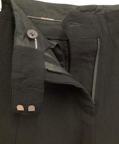 Acne studios（アクネ ストゥディオズ）ACNE STUDIOS (アクネ ストゥディオズ) トラウザーパンツ ブラック サイズ:34の古着・服飾アイテム