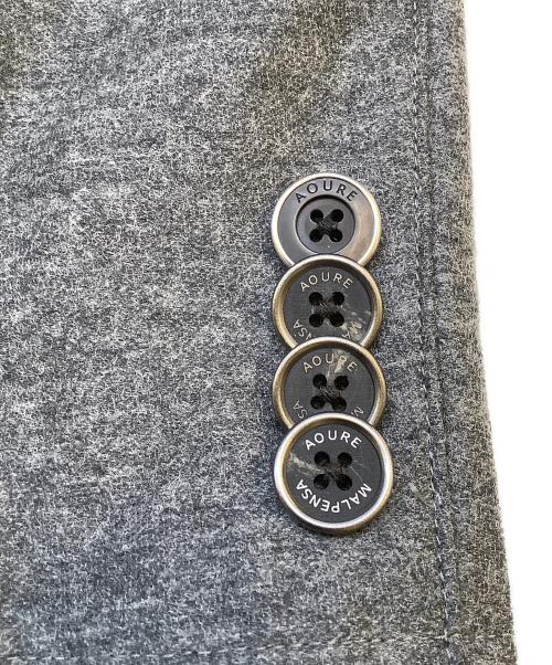 AOURE（アウール）AOURE (アウール)  MALPENSA FIRSTCLASS セットアップジャケット グレー サイズ:Sの古着・服飾アイテム