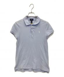 POLO RALPH LAUREN（ポロ・ラルフローレン）の古着「ショートスリーブ ポロシャツ」｜スカイブルー
