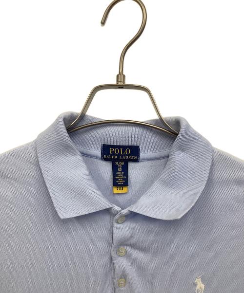 POLO RALPH LAUREN（ポロ・ラルフローレン）POLO RALPH LAUREN (ポロ・ラルフローレン) ショートスリーブ ポロシャツ スカイブルー サイズ:XLの古着・服飾アイテム