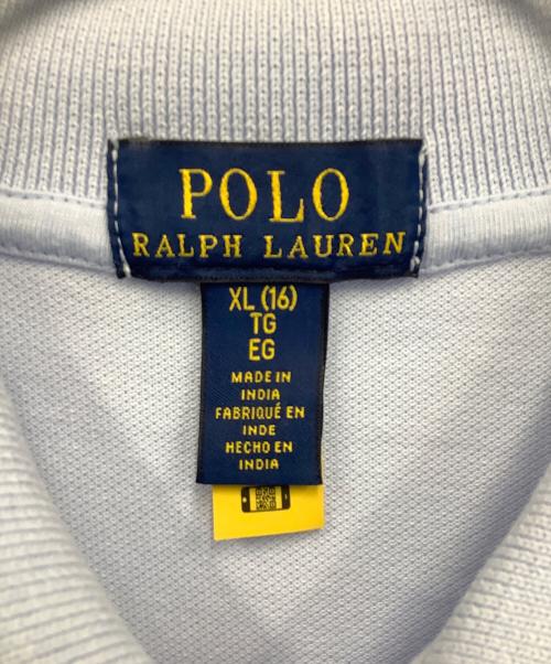POLO RALPH LAUREN（ポロ・ラルフローレン）POLO RALPH LAUREN (ポロ・ラルフローレン) ショートスリーブ ポロシャツ スカイブルー サイズ:XLの古着・服飾アイテム