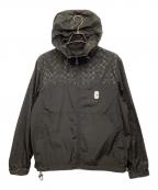 COACHコーチ）の古着「SIGNATURE WINDBREKER」｜ブラック