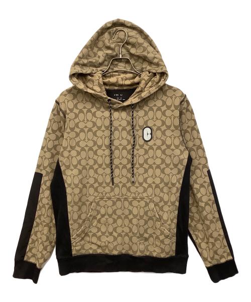 COACH（コーチ）COACH (コーチ) パーカー ブラウン サイズ:Mの古着・服飾アイテム