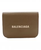 BALENCIAGAバレンシアガ）の古着「エブリデイ コンパクトウォレット」｜ブラウン