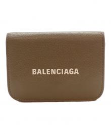 BALENCIAGA（バレンシアガ）の古着「エブリデイ コンパクトウォレット」｜ブラウン