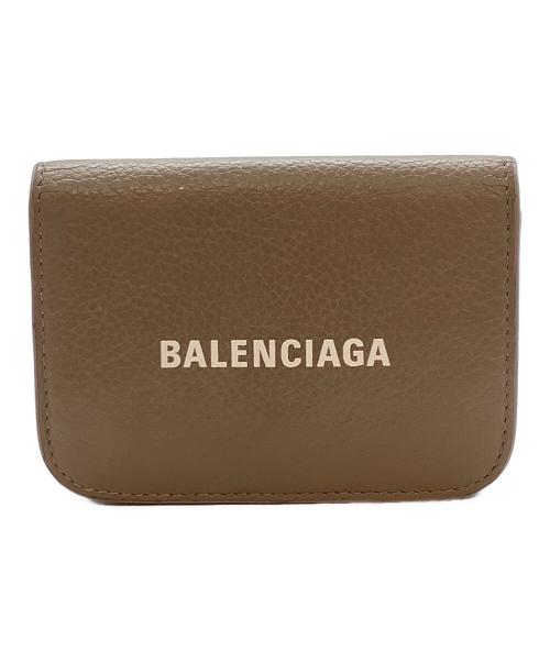 BALENCIAGA（バレンシアガ）BALENCIAGA (バレンシアガ) エブリデイ コンパクトウォレット ブラウンの古着・服飾アイテム