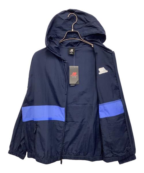 NEW BALANCE（ニューバランス）NEW BALANCE (ニューバランス) NB Athletics Amplified ウーブンジャケット ブルー サイズ:M 未使用品の古着・服飾アイテム