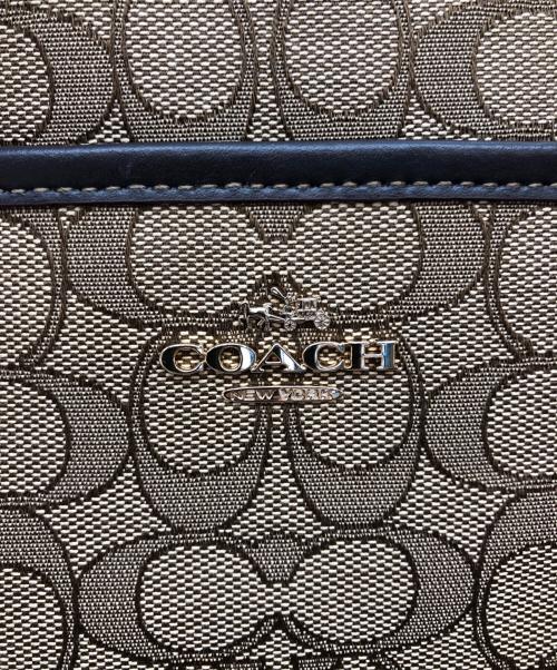 COACH（コーチ）COACH (コーチ) シグネチャー ファイル バッグ ベージュの古着・服飾アイテム