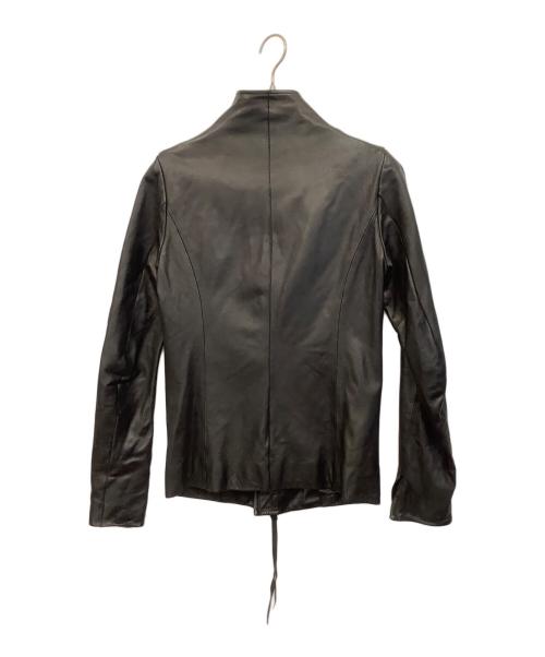 A.F homme（エーエフ オム）A.F homme (エーエフ オム) レザージャケット ブラック サイズ:44の古着・服飾アイテム