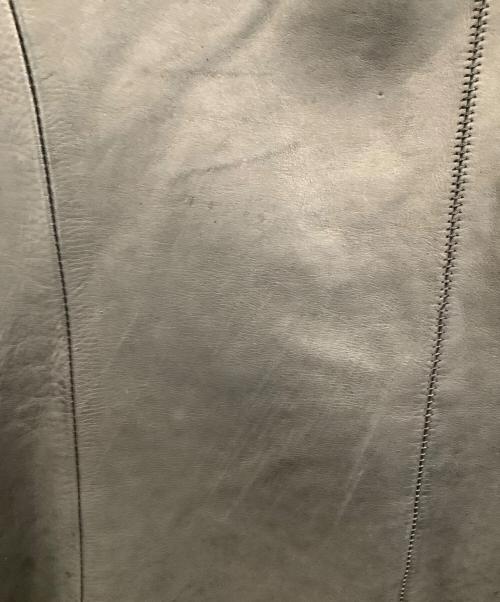 A.F homme（エーエフ オム）A.F homme (エーエフ オム) レザージャケット ブラック サイズ:44の古着・服飾アイテム