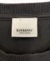 中古・古着 BURBERRY (バーバリー) HARRISTONロゴプリント クルーネック半袖Tシャツ ブラック サイズ:SP：30000円