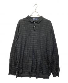 POLO RALPH LAUREN（ポロ・ラルフローレン）の古着「ポロシャツ」｜ブラック