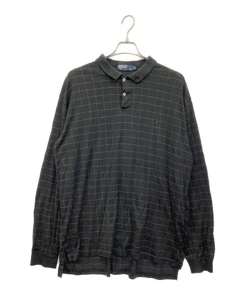 POLO RALPH LAUREN（ポロ・ラルフローレン）POLO RALPH LAUREN (ポロ・ラルフローレン) ポロシャツ ブラック サイズ:XLの古着・服飾アイテム