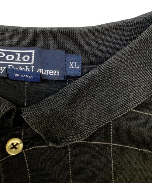 POLO RALPH LAUREN（ポロ・ラルフローレン）POLO RALPH LAUREN (ポロ・ラルフローレン) ポロシャツ ブラック サイズ:XLの古着・服飾アイテム