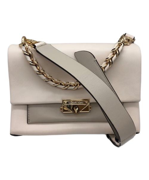 MICHAEL KORS（マイケルコース）MICHAEL KORS (マイケルコース) ショルダーバッグ アイボリーの古着・服飾アイテム