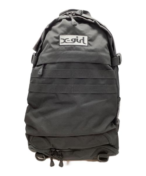X-GIRL（エックスガール）X-GIRL (エックスガール) ADVENTURE BACKPACK ブラック サイズ:ONE　SIZE 未使用品の古着・服飾アイテム