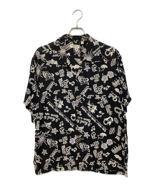 Sun Surf（サンサーフ）SUN SURF (サンサーフ) ハワイアンシャツ ブラック サイズ:Lの古着・服飾アイテム