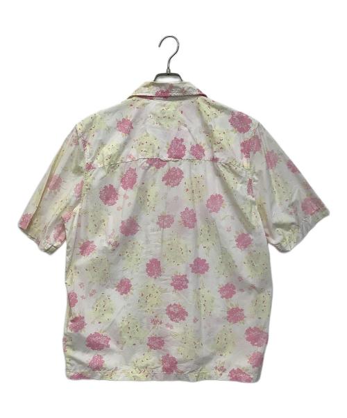 DIESEL（ディーゼル）DIESEL (ディーゼル) ボウリングシャツ イエロー×ピンク×ホワイト サイズ:Lの古着・服飾アイテム