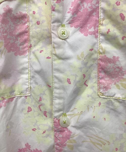 DIESEL（ディーゼル）DIESEL (ディーゼル) ボウリングシャツ イエロー×ピンク×ホワイト サイズ:Lの古着・服飾アイテム