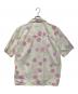 DIESEL (ディーゼル) ボウリングシャツ イエロー×ピンク×ホワイト サイズ:L：6000円