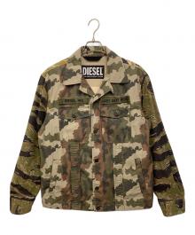 DIESEL（ディーゼル）の古着「ミリタリージャケット」｜グリーン