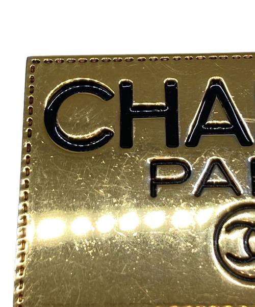 CHANEL（シャネル）CHANEL (シャネル) ココマークロゴプレート ゴールドの古着・服飾アイテム