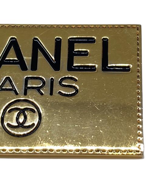 CHANEL（シャネル）CHANEL (シャネル) ココマークロゴプレート ゴールドの古着・服飾アイテム