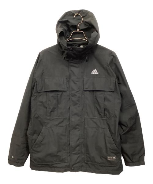 adidas（アディダス）adidas (アディダス) マウンテンパーカー ブラック サイズ:XLの古着・服飾アイテム