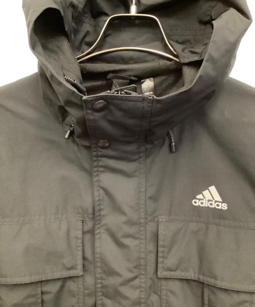 adidas（アディダス）adidas (アディダス) マウンテンパーカー ブラック サイズ:XLの古着・服飾アイテム