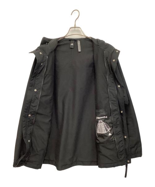 adidas（アディダス）adidas (アディダス) マウンテンパーカー ブラック サイズ:XLの古着・服飾アイテム