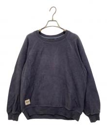 stussy（ステューシー）の古着「インサイドアウト ラグランスリーブ クルーネックスウェット」｜ネイビー