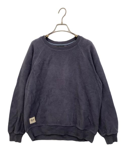 stussy（ステューシー）stussy (ステューシー) インサイドアウト ラグランスリーブ クルーネックスウェット ネイビー サイズ:Sの古着・服飾アイテム