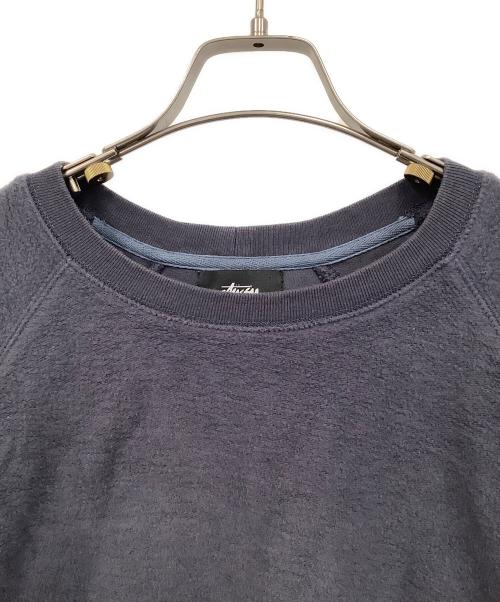 stussy（ステューシー）stussy (ステューシー) インサイドアウト ラグランスリーブ クルーネックスウェット ネイビー サイズ:Sの古着・服飾アイテム