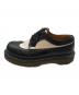 Dr.Martens (ドクターマーチン) 5ホールウィングチップシューズ ブラック×ホワイト サイズ:25：4000円
