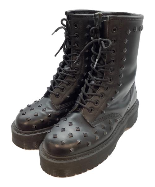 Dr.Martens（ドクターマーチン）Dr.Martens (ドクターマーチン) 10ホールスタッズブーツ ブラック サイズ:UK7の古着・服飾アイテム