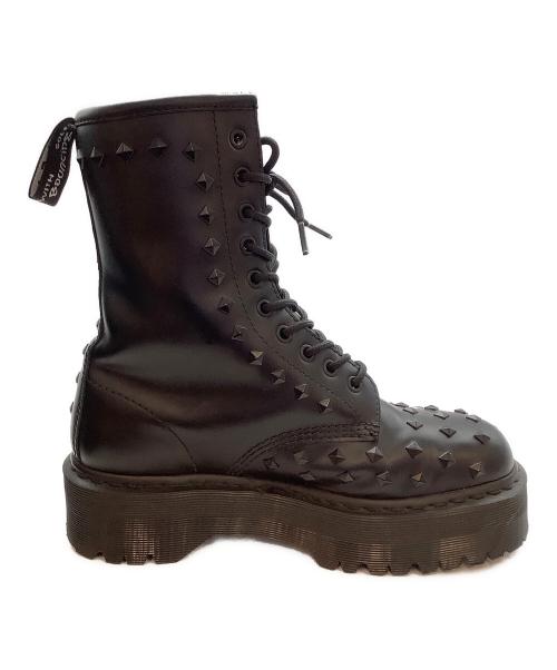 Dr.Martens（ドクターマーチン）Dr.Martens (ドクターマーチン) 10ホールスタッズブーツ ブラック サイズ:UK7の古着・服飾アイテム