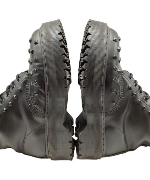 Dr.Martens（ドクターマーチン）Dr.Martens (ドクターマーチン) 10ホールスタッズブーツ ブラック サイズ:UK7の古着・服飾アイテム