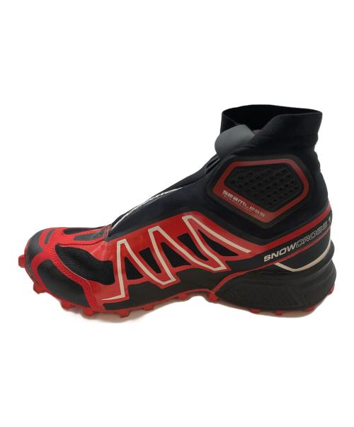 SALOMON（サロモン）SALOMON (サロモン) ハイカットスニーカー ブラック×レッド サイズ:26の古着・服飾アイテム