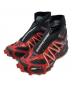 SALOMON（サロモン）の古着「ハイカットスニーカー」｜ブラック×レッド